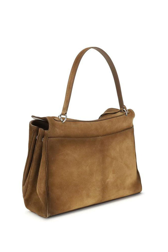 Balenciaga Braune Kalbsleder Bos Taurus Schultertasche by Balenciaga