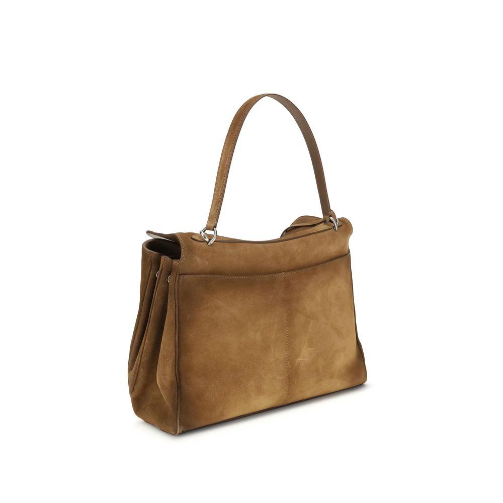 Balenciaga Braune Kalbsleder Bos Taurus Schultertasche by Balenciaga