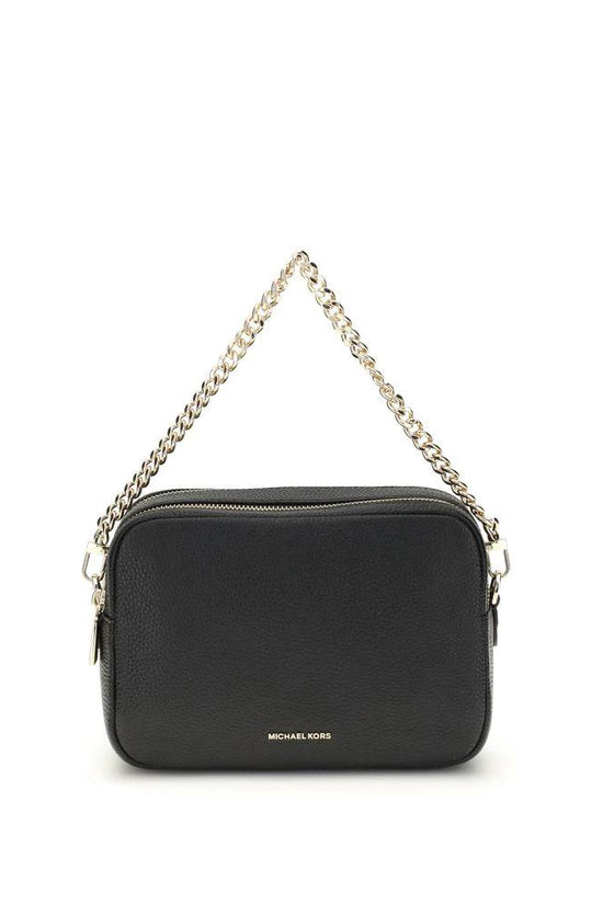 Michael Kors Schwarze Schultertasche aus Kalbsleder Bos Taurus by Michael Kors
