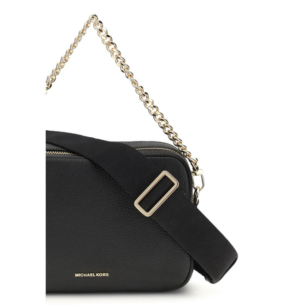 Michael Kors Schwarze Schultertasche aus Kalbsleder Bos Taurus by Michael Kors