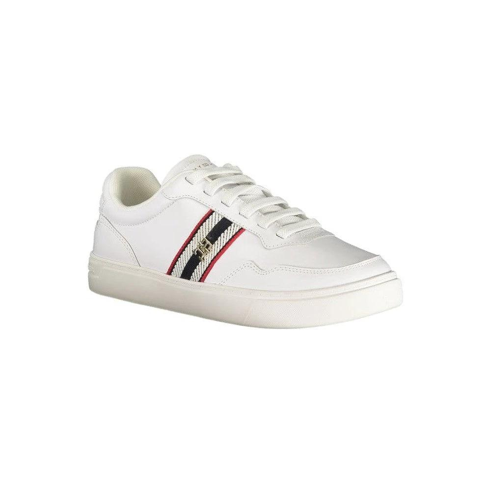 Tommy Hilfiger Sneaker Leder Cupsole Premium Weiß | ELORÉ by Tommy Hilfiger