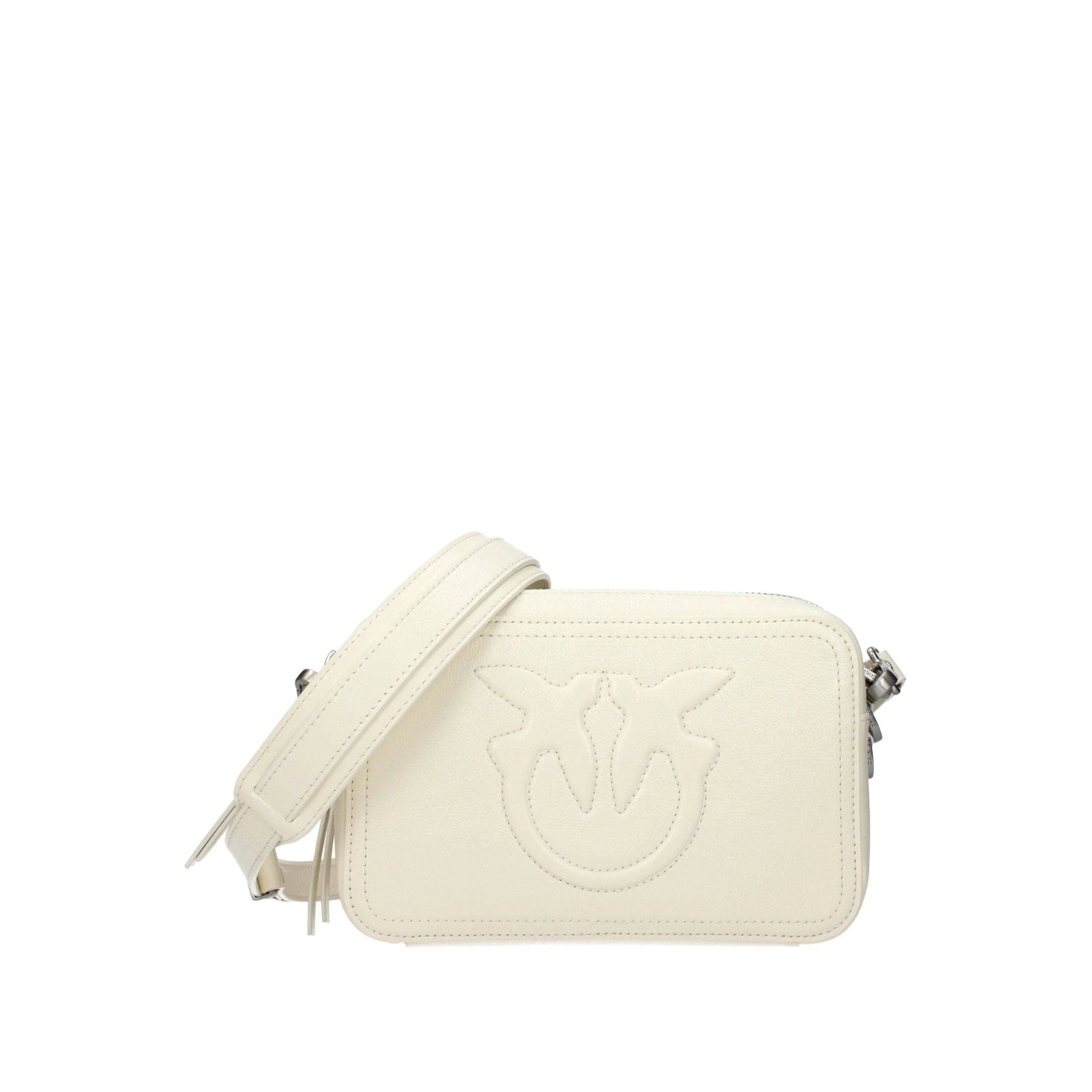 Pinko Umhängetasche Leder Elegant Luxus Weiß | ELORÉ by PINKO