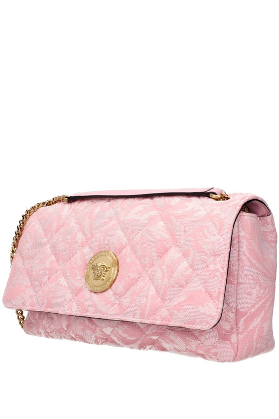 Versace Medusa Umhängetasche Rosa Pastell Glänzend | ELORÉ by Versace