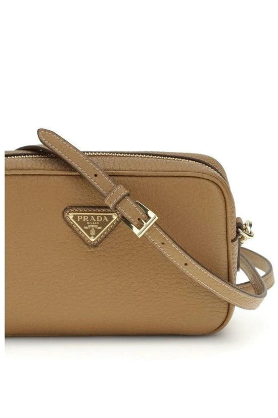 Prada Mini Schultertasche Beige Nubukleder | ELORÉ by Prada