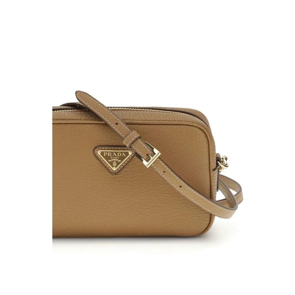Prada Mini Schultertasche Beige Nubukleder | ELORÉ by Prada
