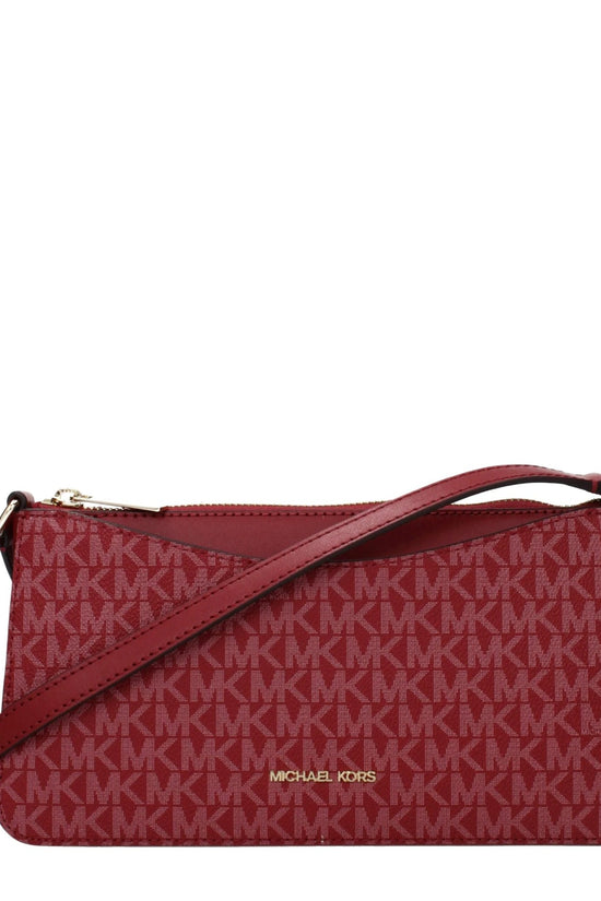 Michael Kors Rote Stoff-Crossbody-Tasche by Michael Kors