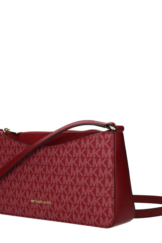Michael Kors Rote Stoff-Crossbody-Tasche by Michael Kors
