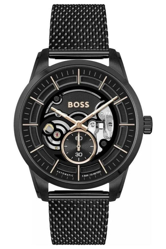 Boss Principle Skeleton Uhr Automatik Schwarz | ELORÉ by Hugo Boss