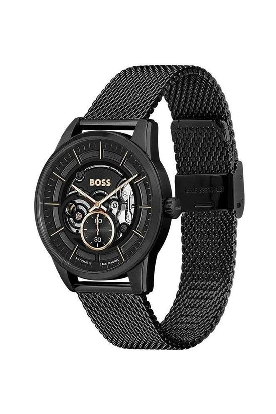 Boss Principle Skeleton Uhr Automatik Schwarz | ELORÉ by Hugo Boss