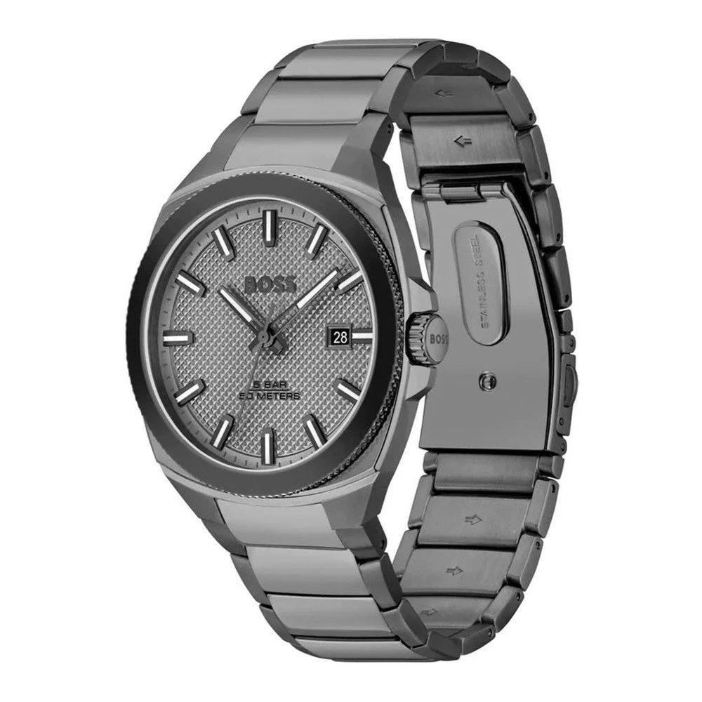 Hugo Boss Herrenuhr Edelstahl Luxus Premium Grau | ELORÉ by Hugo Boss