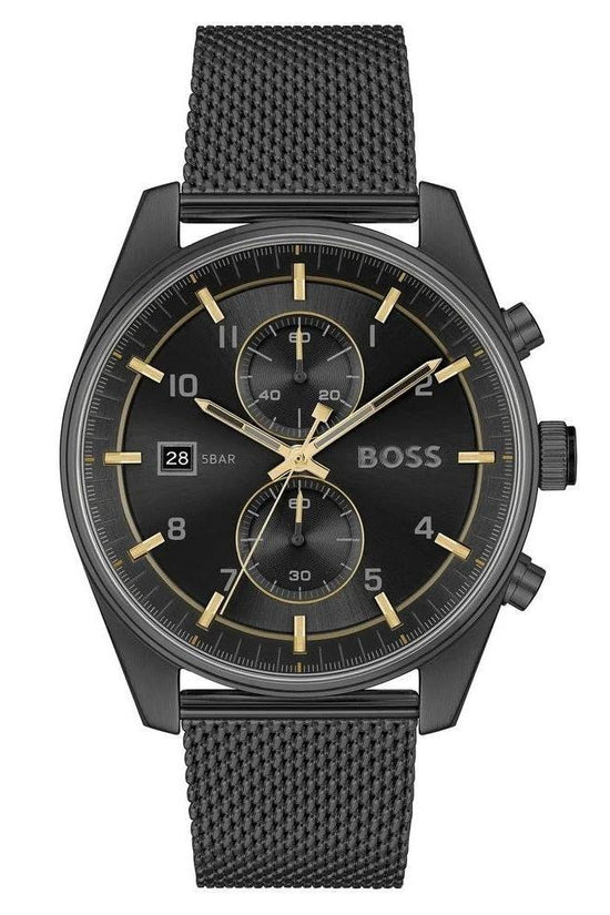 Hugo Boss Chronograph Herrenuhr Schwarz Matt | ELORÉ by Hugo Boss