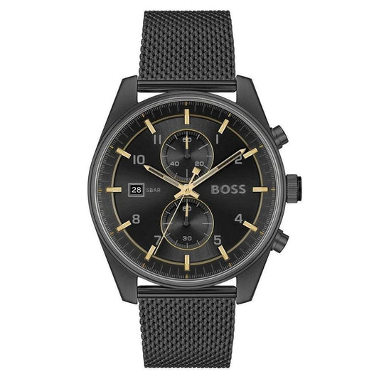 Hugo Boss Chronograph Herrenuhr Schwarz Matt | ELORÉ by Hugo Boss