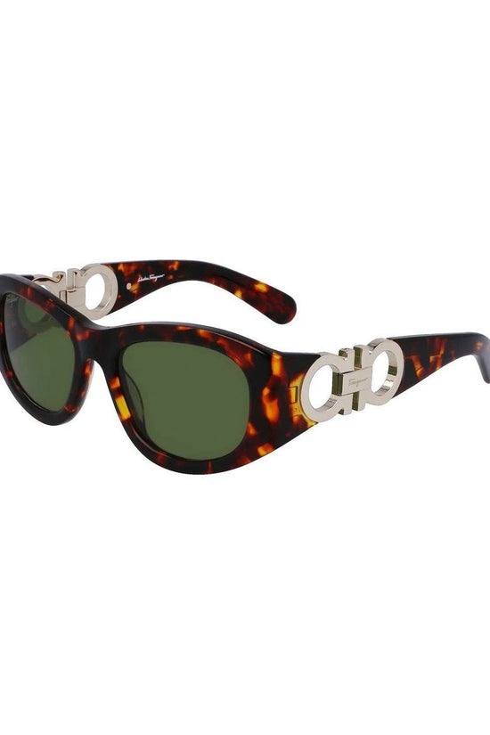 Salvatore Ferragamo Sonnenbrille Braun Dunkel | ELORÉ by Ferragamo