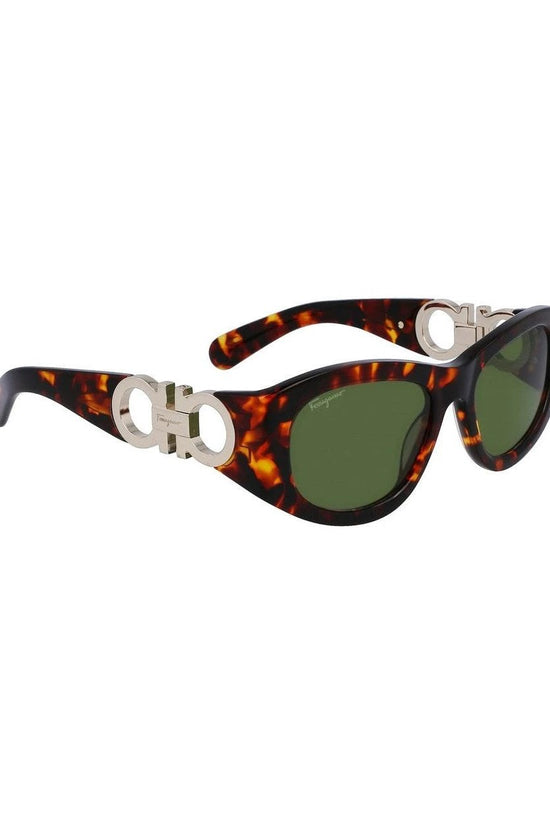 Salvatore Ferragamo Sonnenbrille Braun Dunkel | ELORÉ by Ferragamo