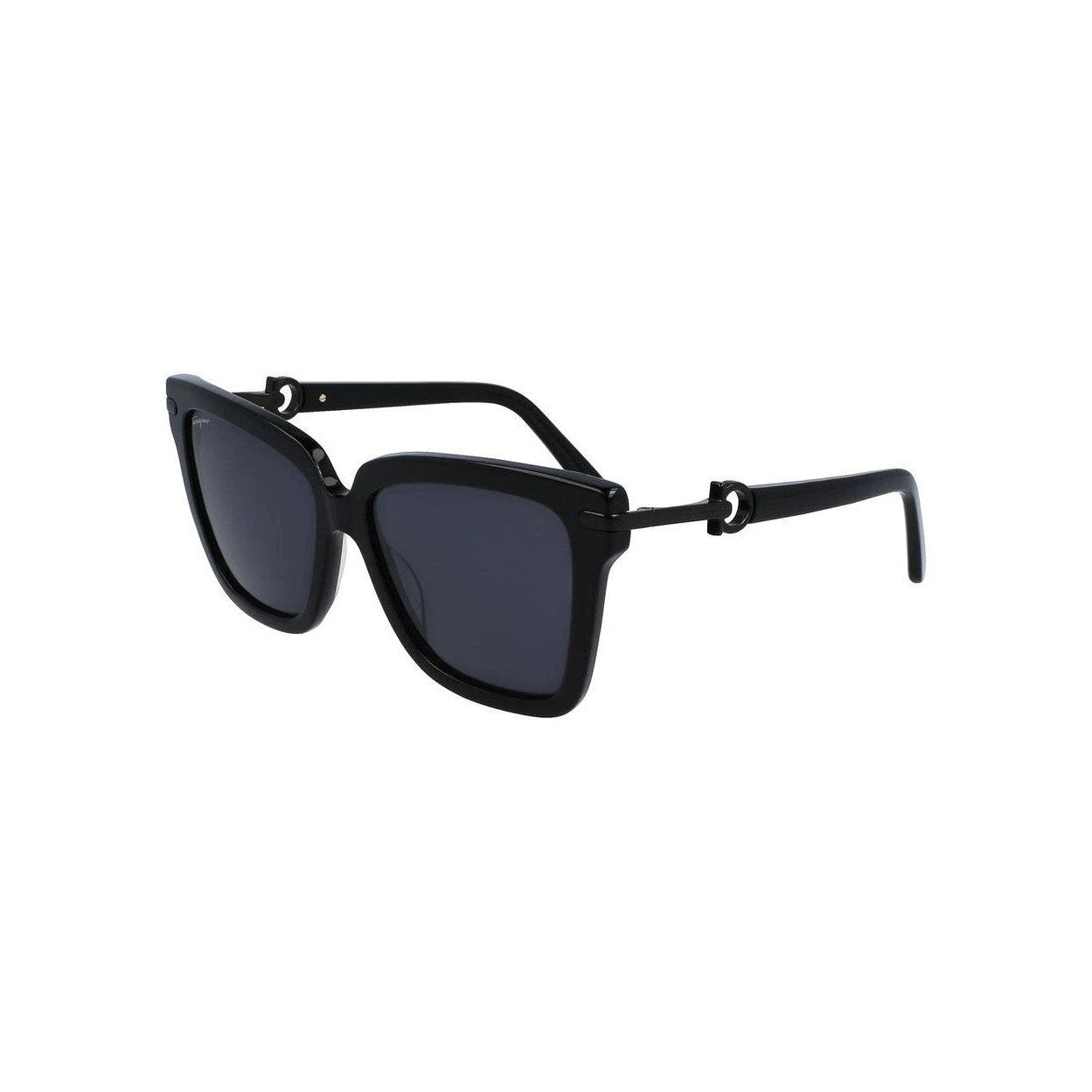Salvatore Ferragamo Sonnenbrille Schwarz | ELORÉ by Ferragamo