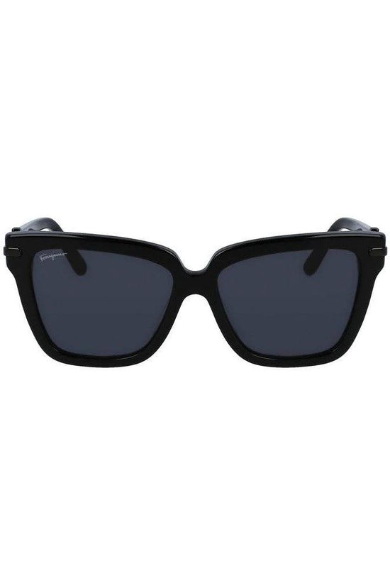 Salvatore Ferragamo Sonnenbrille Schwarz | ELORÉ by Ferragamo