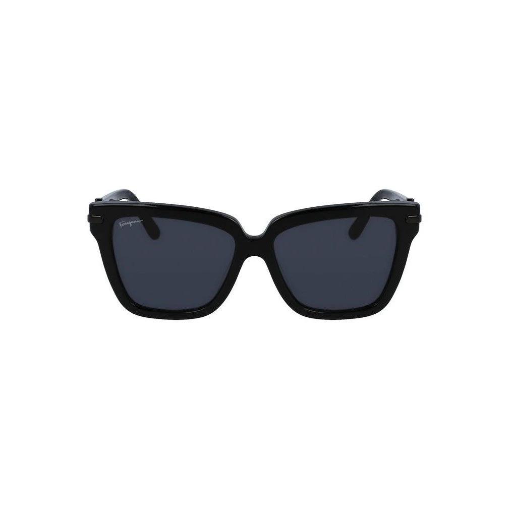 Salvatore Ferragamo Sonnenbrille Schwarz | ELORÉ by Ferragamo
