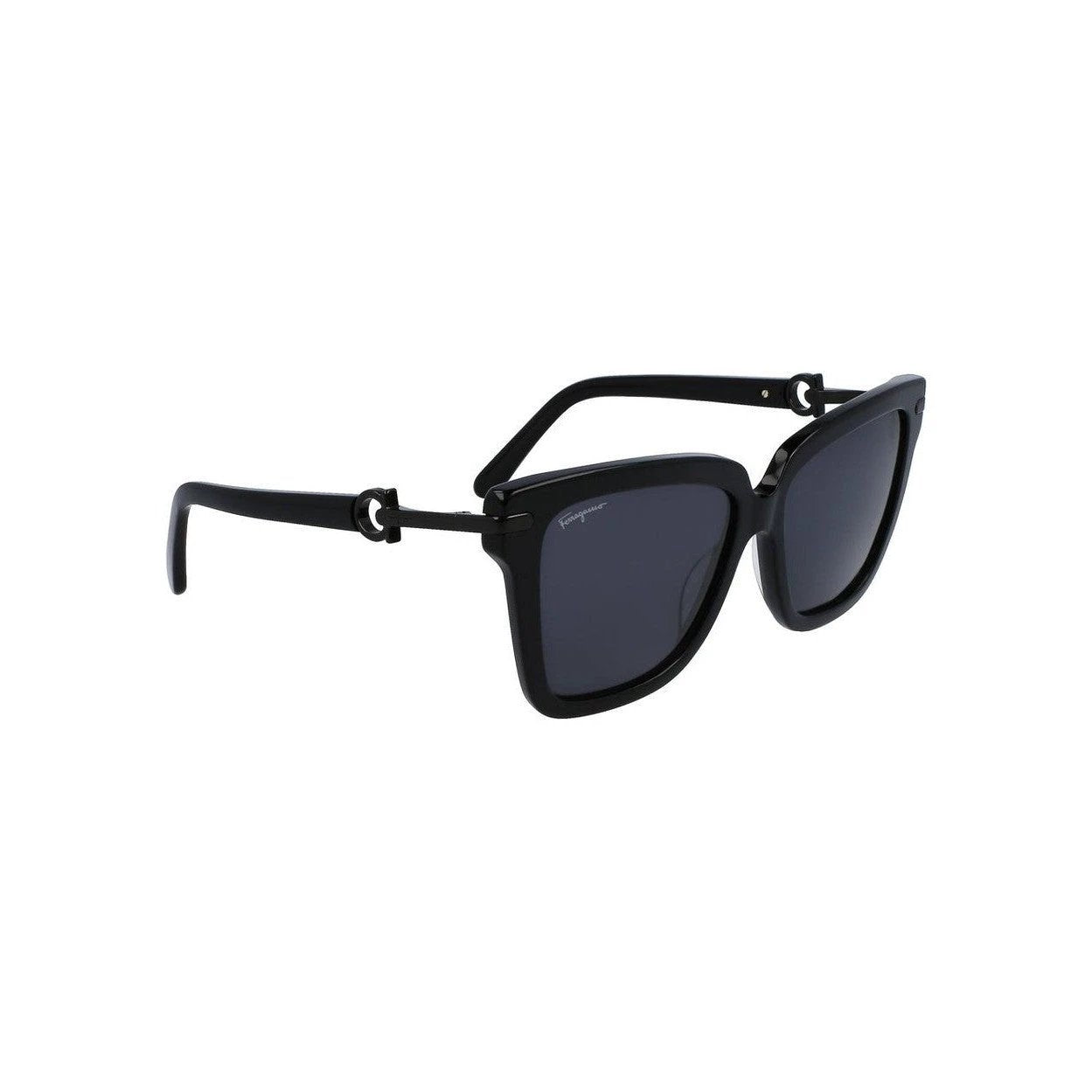 Salvatore Ferragamo Sonnenbrille Schwarz | ELORÉ by Ferragamo
