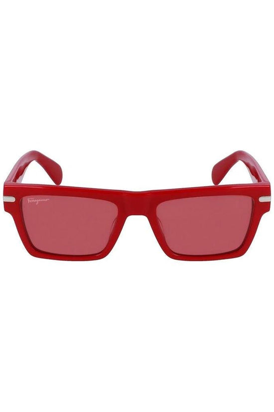 Salvatore Ferragamo Sonnenbrille Rot | ELORÉ by Ferragamo