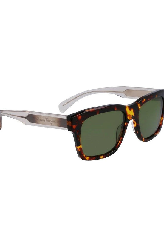 Salvatore Ferragamo Sonnenbrille Acetat Braun | ELORÉ by Ferragamo