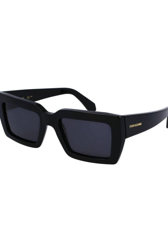 Ferragamo Sonnenbrille Schwarz Hochglänzend | ELORÉ by Ferragamo