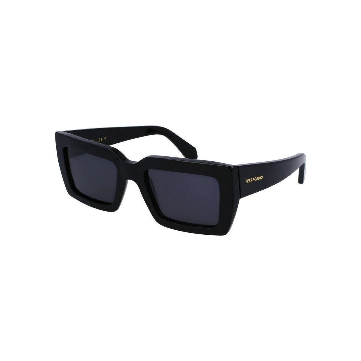 Ferragamo Sonnenbrille Schwarz Hochglänzend | ELORÉ by Ferragamo