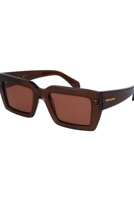 Salvatore Ferragamo Sonnenbrille Dunkelbraun | ELORÉ by Ferragamo