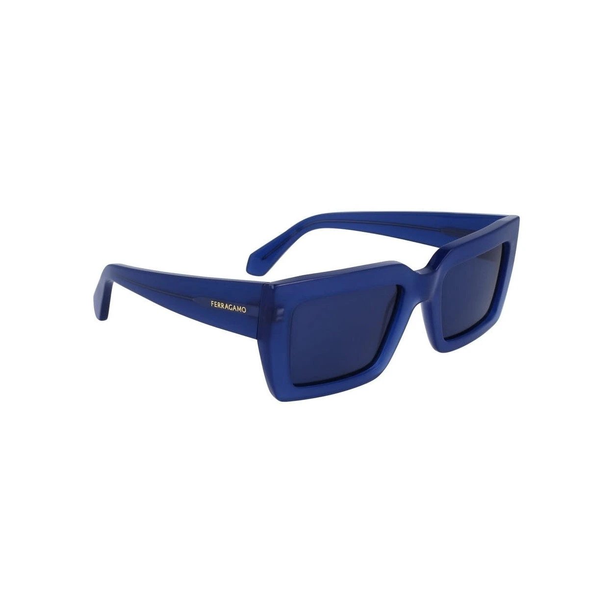 Ferragamo Sonnenbrille Blau Getönte Gläser | ELORÉ by Ferragamo