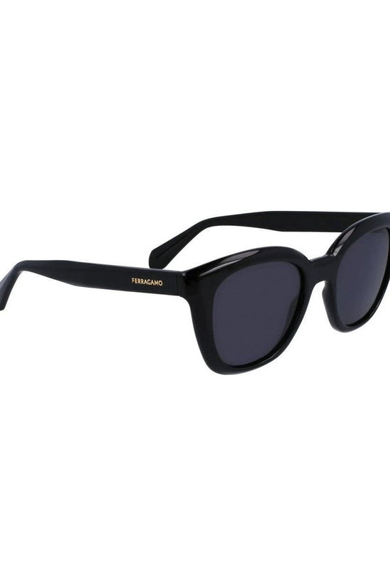 Ferragamo Sonnenbrille Acetat Vollrand Schwarz | ELORÉ by Ferragamo
