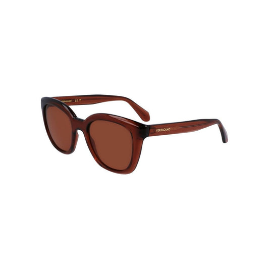 Salvatore Ferragamo Sonnenbrille Bernstein Braun | ELORÉ by Ferragamo