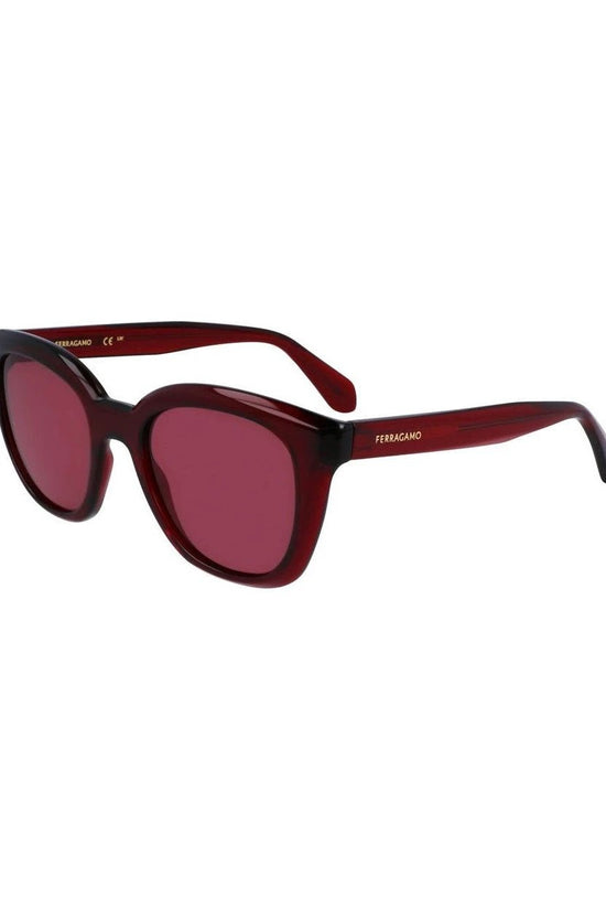Ferragamo Sonnenbrille Rot Dunkel Glänzend | ELORÉ by Ferragamo