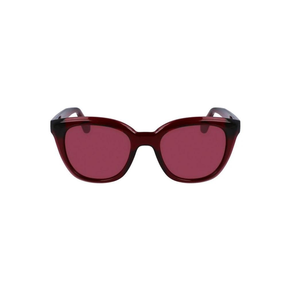 Ferragamo Sonnenbrille Rot Dunkel Glänzend | ELORÉ by Ferragamo