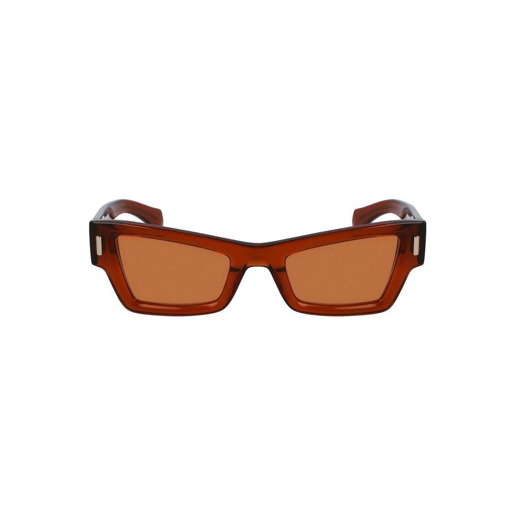 Salvatore Ferragamo Sonnenbrille Damen Braun | ELORÉ by Ferragamo