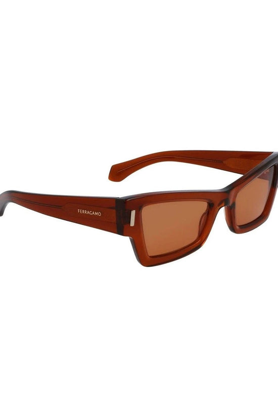 Salvatore Ferragamo Sonnenbrille Damen Braun | ELORÉ by Ferragamo