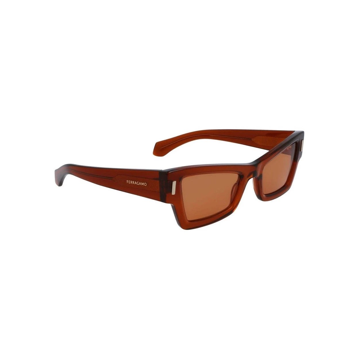 Salvatore Ferragamo Sonnenbrille Damen Braun | ELORÉ by Ferragamo