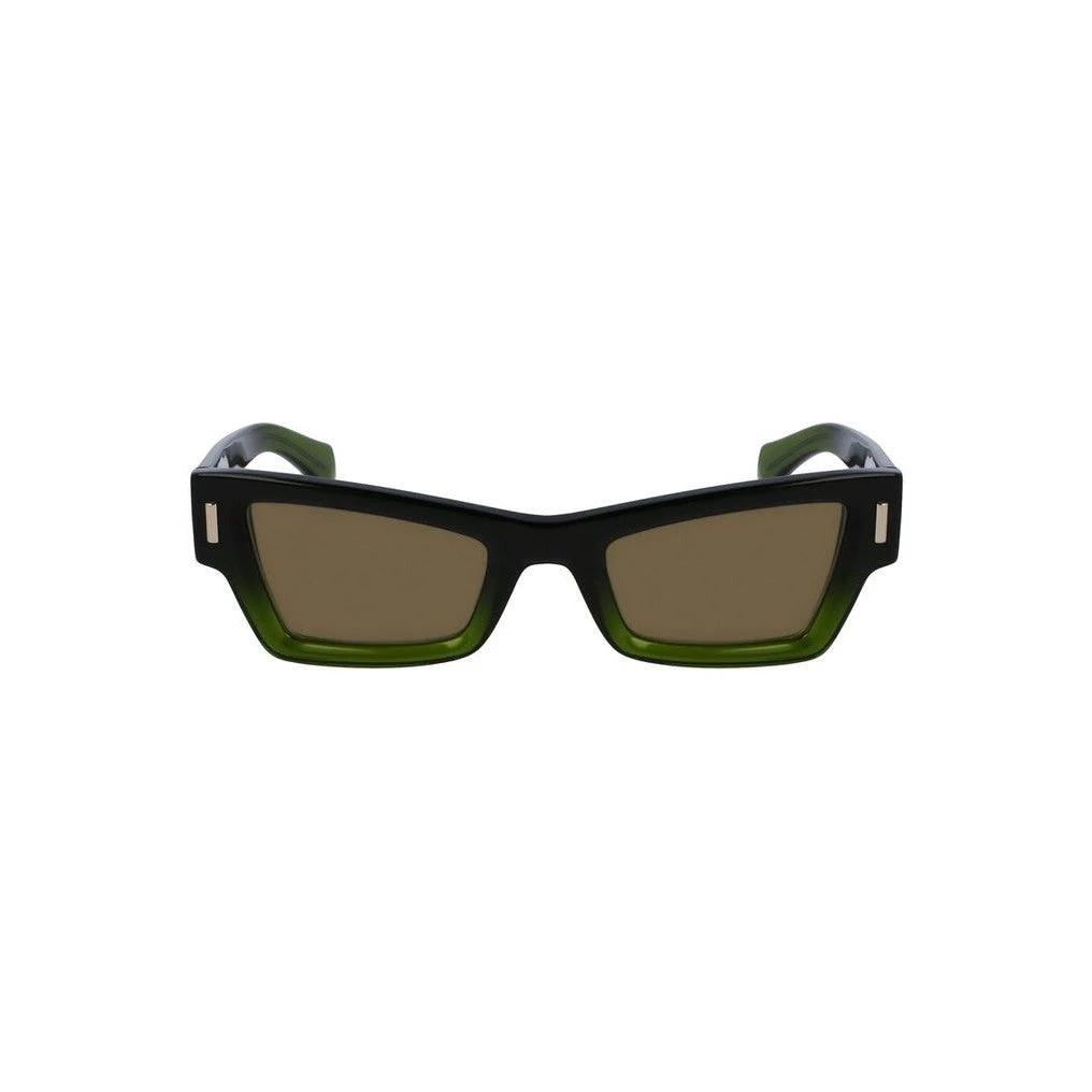 Salvatore Ferragamo Sonnenbrille Dunkelgrün | ELORÉ by Ferragamo