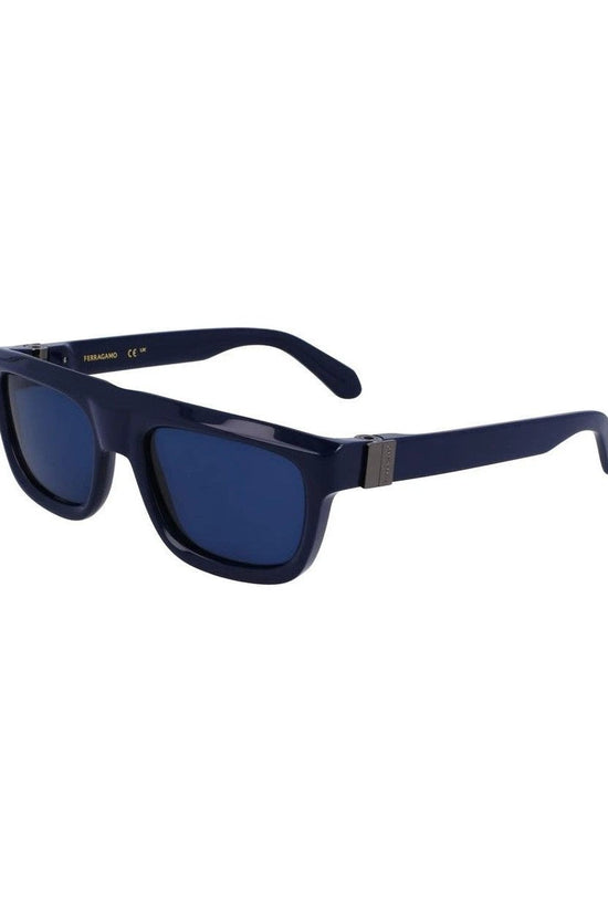 Salvatore Ferragamo Sonnenbrille Dunkelblau | ELORÉ by Ferragamo