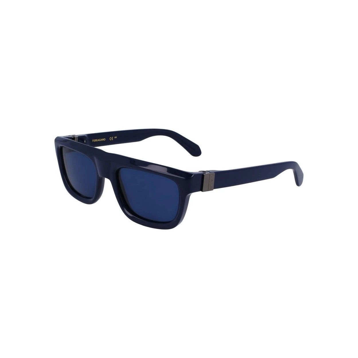 Salvatore Ferragamo Sonnenbrille Dunkelblau | ELORÉ by Ferragamo