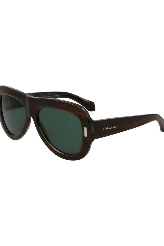 Ferragamo Sonnenbrille Grün | ELORÉ by Ferragamo