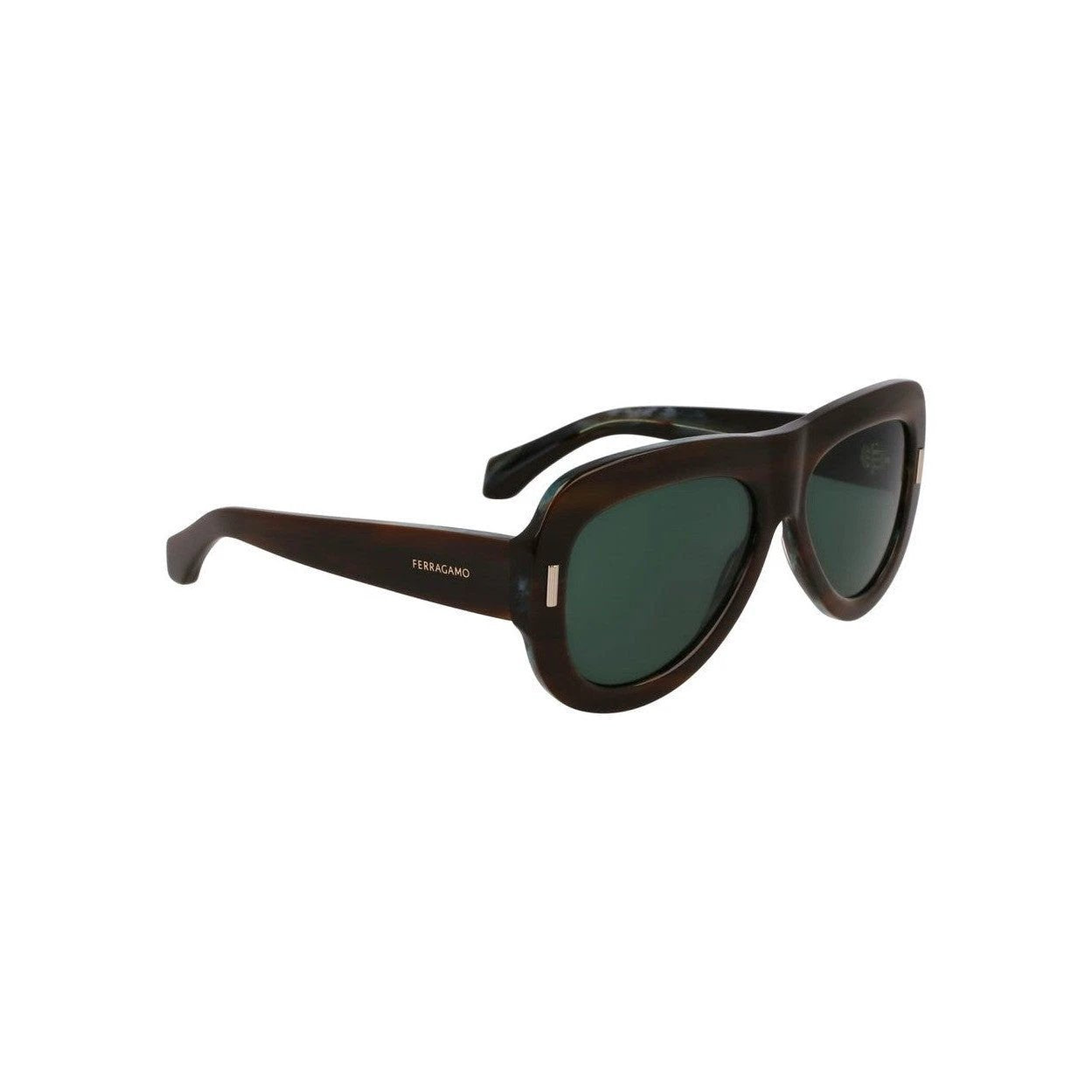 Ferragamo Sonnenbrille Grün | ELORÉ by Ferragamo