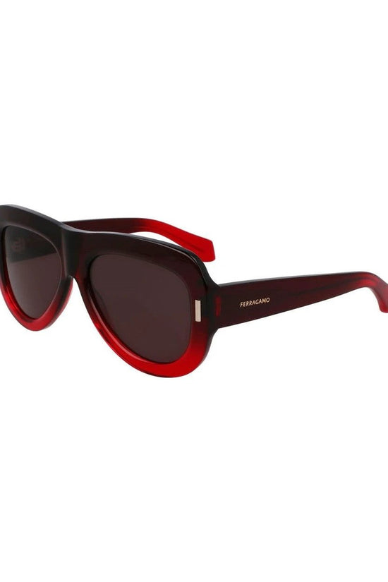 Ferragamo Sonnenbrille Aviator Rot Gradient | ELORÉ by Ferragamo
