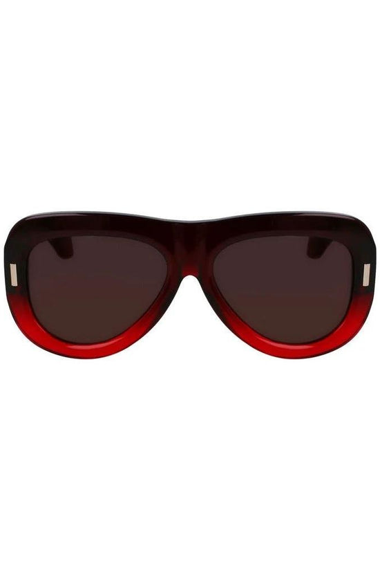 Ferragamo Sonnenbrille Aviator Rot Gradient | ELORÉ by Ferragamo
