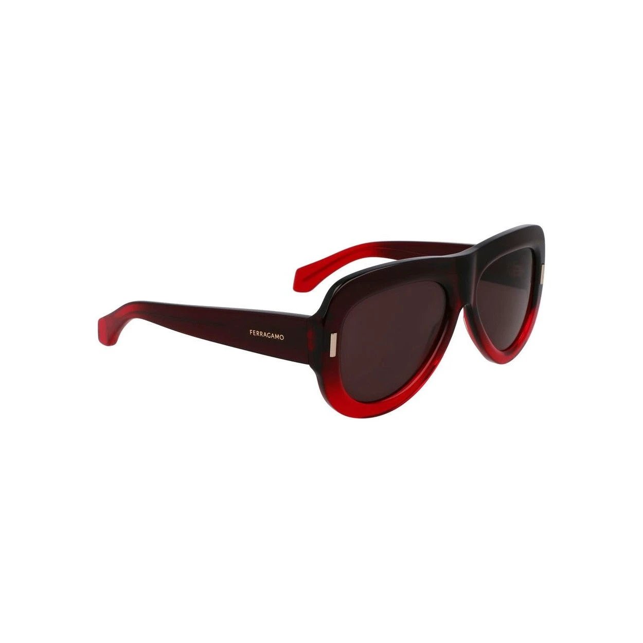 Ferragamo Sonnenbrille Aviator Rot Gradient | ELORÉ by Ferragamo