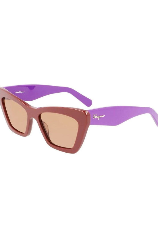 Ferragamo Sonnenbrille Cat Eye Oversize Braun | ELORÉ by Ferragamo