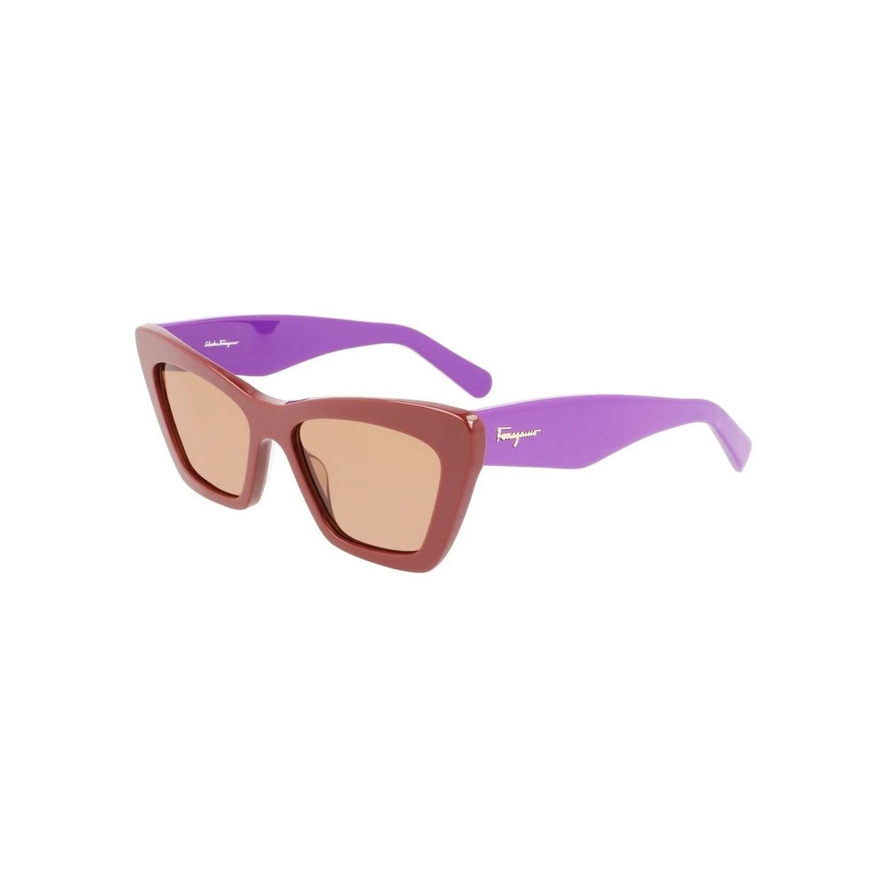 Ferragamo Sonnenbrille Cat Eye Oversize Braun | ELORÉ by Ferragamo