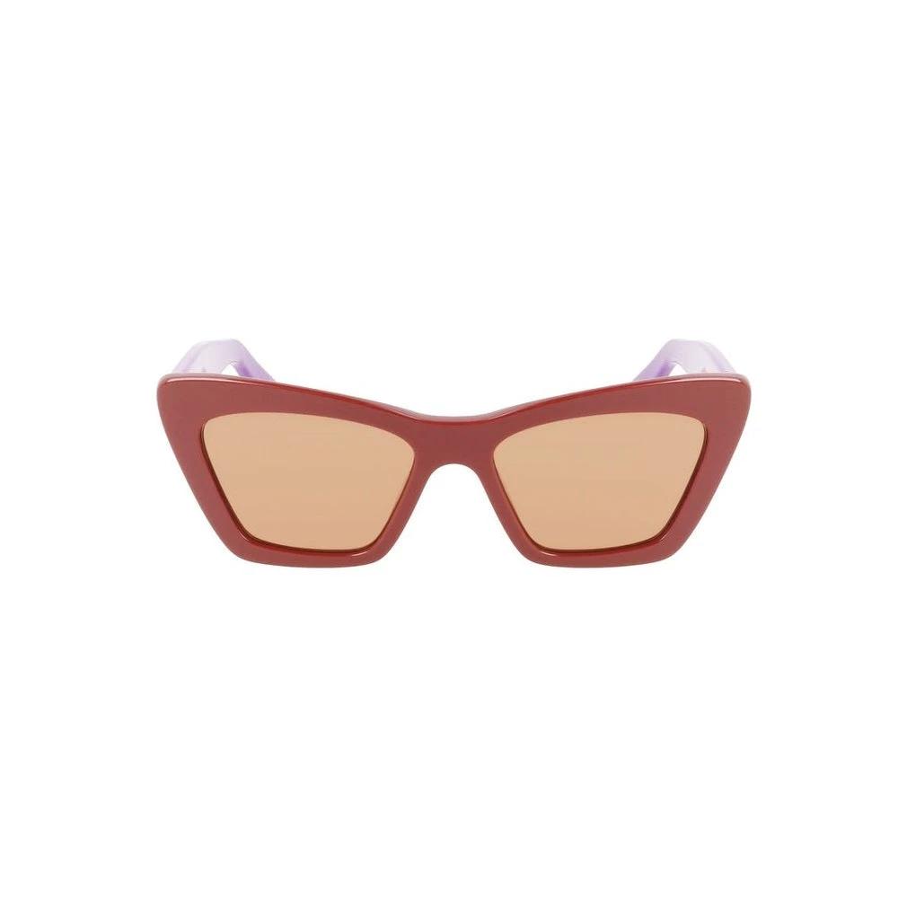 Ferragamo Sonnenbrille Cat Eye Oversize Braun | ELORÉ by Ferragamo