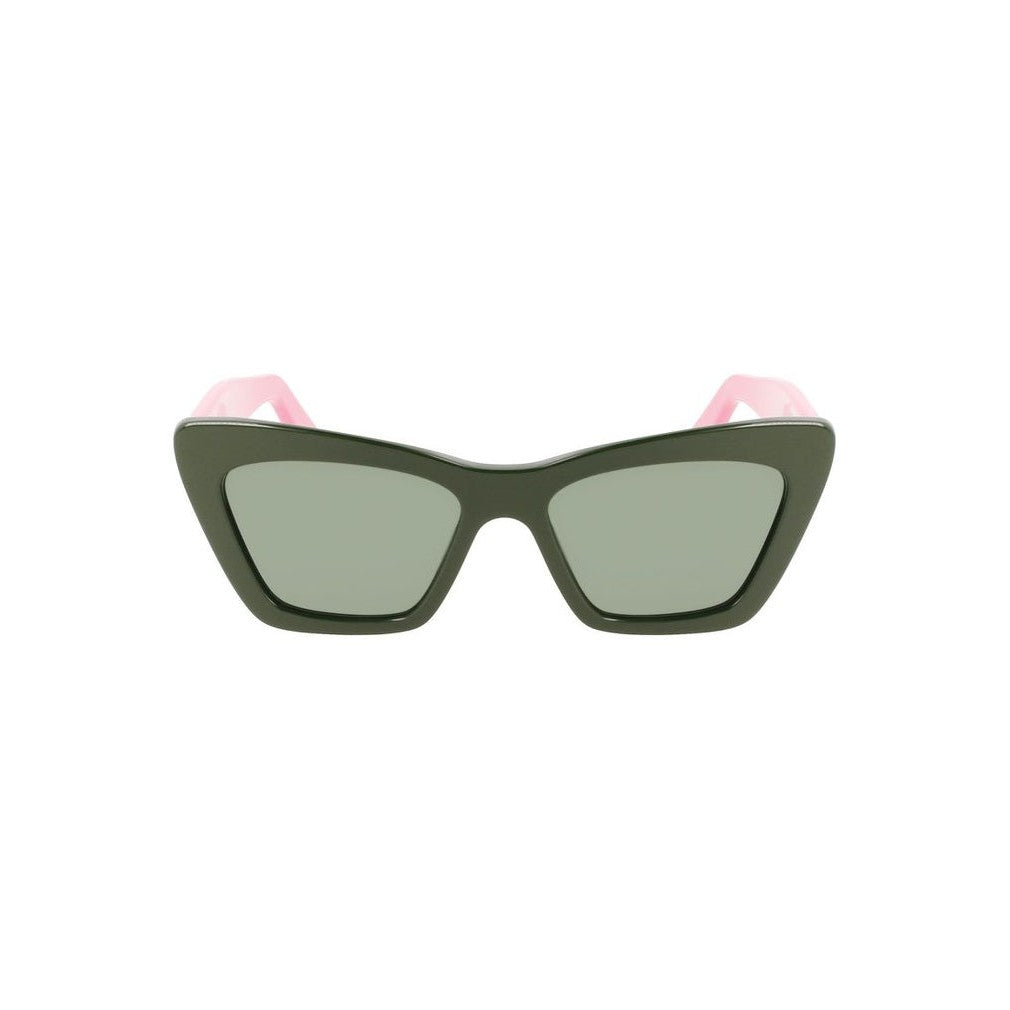 Salvatore Ferragamo Sonnenbrille Acetat Grün | ELORÉ by Ferragamo