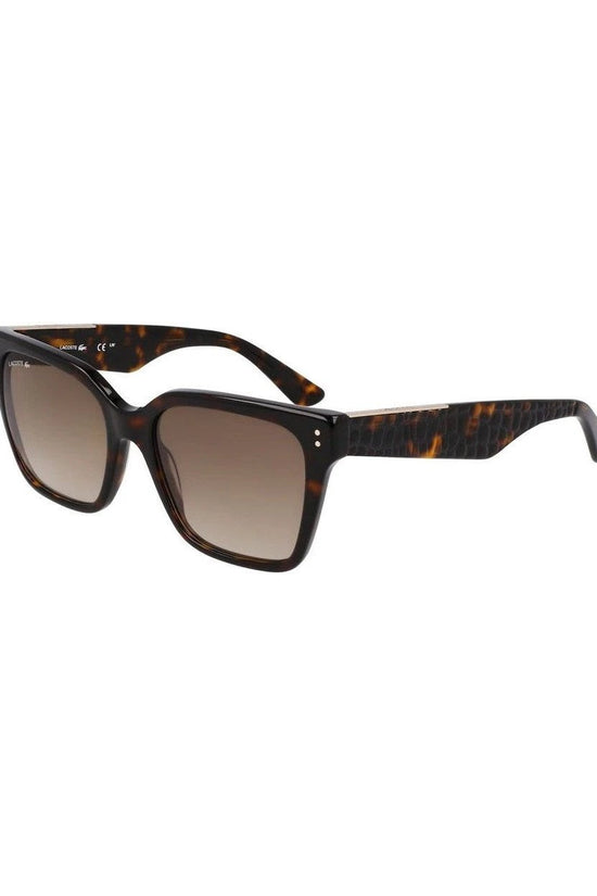 Lacoste Sonnenbrille Braun Crocodile Stil Trend | ELORÉ by Lacoste
