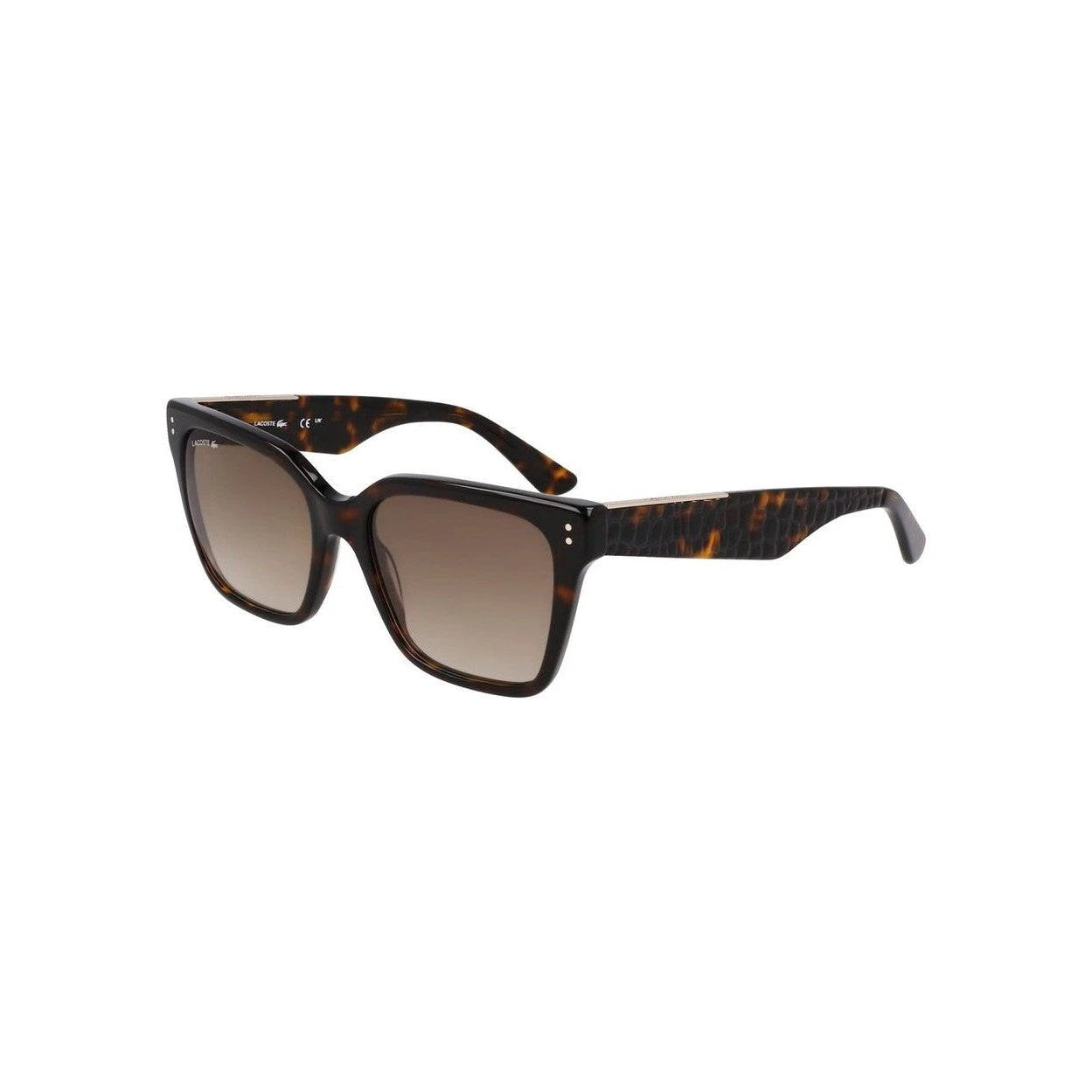 Lacoste Sonnenbrille Braun Crocodile Stil Trend | ELORÉ by Lacoste