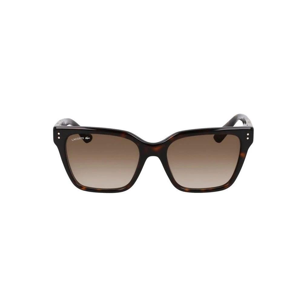 Lacoste Sonnenbrille Braun Crocodile Stil Trend | ELORÉ by Lacoste
